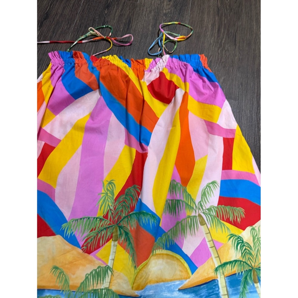 Show Me Your Mumu Womens Rainbow Key Angel Mini Dress XL Strappy Beach Tropical - Picture 4 of 10